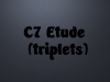 Etude over C7 chord ( triplets)