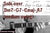 Solo over II-V-I-VI (medium swing) Full version